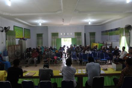 Pemilihan Badan Permusyawaratan Desa ( BPD ) Desa Tanjung Harap sempat tegang namun berjalan tertib